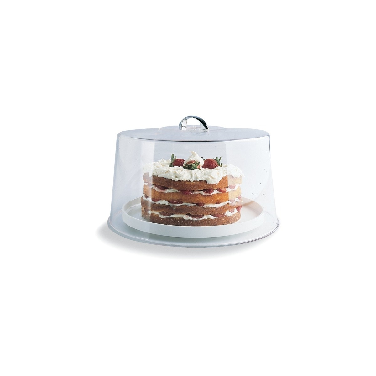 Carlisle SAN Clear Cake Cover Only, 12 x 6 1/2 inch.
