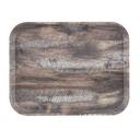 Cambro Decor Series Dark Oak Camtray with Textured Surface, 12 x 16 inch -- 12 per case