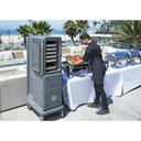 Cambro The Pro Cart Ultra Electric Insulated Charcoal Gray 2 Active Cold Compartment Food Pan Carrier, 22 x 34 x 67 inch