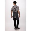 Chef Works Charcoal Largo Bib Apron, 30.7 inch Long x 37.8 inch Wide
