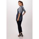 Chef Works Blue Largo Short Bib Apron, 25.2 inch Long x 37.8 inch Wide