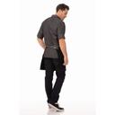 Chef Works Jet Black Berkeley Half Bistro Snap Apron for Unisex, 17.9 inch Long x 28 inch Wide