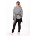 Chef Works Black Steel Grey Corvallis Half Bistro Apron, 19 inch Long x 31 inch Wide
