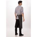 Chef Works Brown Black Boulder Bistro Apron, 30 inch Long x 36 inch Wide