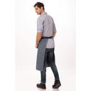 Chef Works Indigo Blue Portland Bistro Apron, 30 inch Long x 31.5 inch Wide