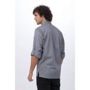 Chef Works Grey 6XL Modern Fit Hartford Chef Coat for Men