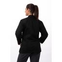Chef Works Black Large Classic Fit Le Mans Chef Coat for Women