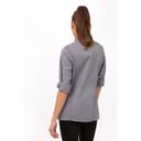 Chef Works Grey 2XL Modern Fit Hartford Chef Coat for Women