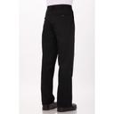 Chef Works Black Classic Fit Basic Chef Pant for Men, 32 inch