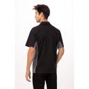 Chef Works Black Grey Mesh Small Classic Fit Universal Contrast Shirt for Men