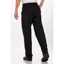 Chef Works Black Small Classic Fit Cool Vent Baggy Chef Pant