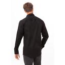 Chef Works Black Large Classic Fit Pilot Shirt for Men