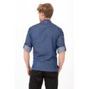 Chef Works Indigo Blue Modern Fit Extra Large Gramercy Denim Chef Coat for Men