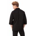 Chef Works Black Extra Small Classic Fit Morocco Chef Coat for Unisex