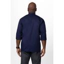 Chef Works Navy Medium Classic Fit Morocco Chef Coat for Unisex