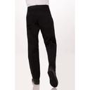 Chef Works Black 4XL Classic Fit Lightweight Slim Chef Pant for Men