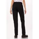Chef Works Black Extra Large Classic Fit Lightweight Slim Chef Pant for Women