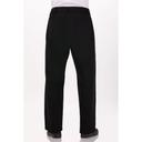 Chef Works Black Extra Large Generous Fit Professional Series Chef Pant for Men