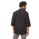Chef Works Black Medium Classic Fit Lisbon Chef Coat