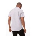 Chef Works Grey Small Modern Fit Havana Shirt for Men