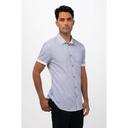 Chef Works Blue Medium Modern Fit Charleston Shirt for Men