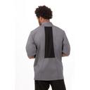 Chef Works Dark Grey with Black Contrast 2XL Classic Fit Valais V-Series Chef Coat for Unisex