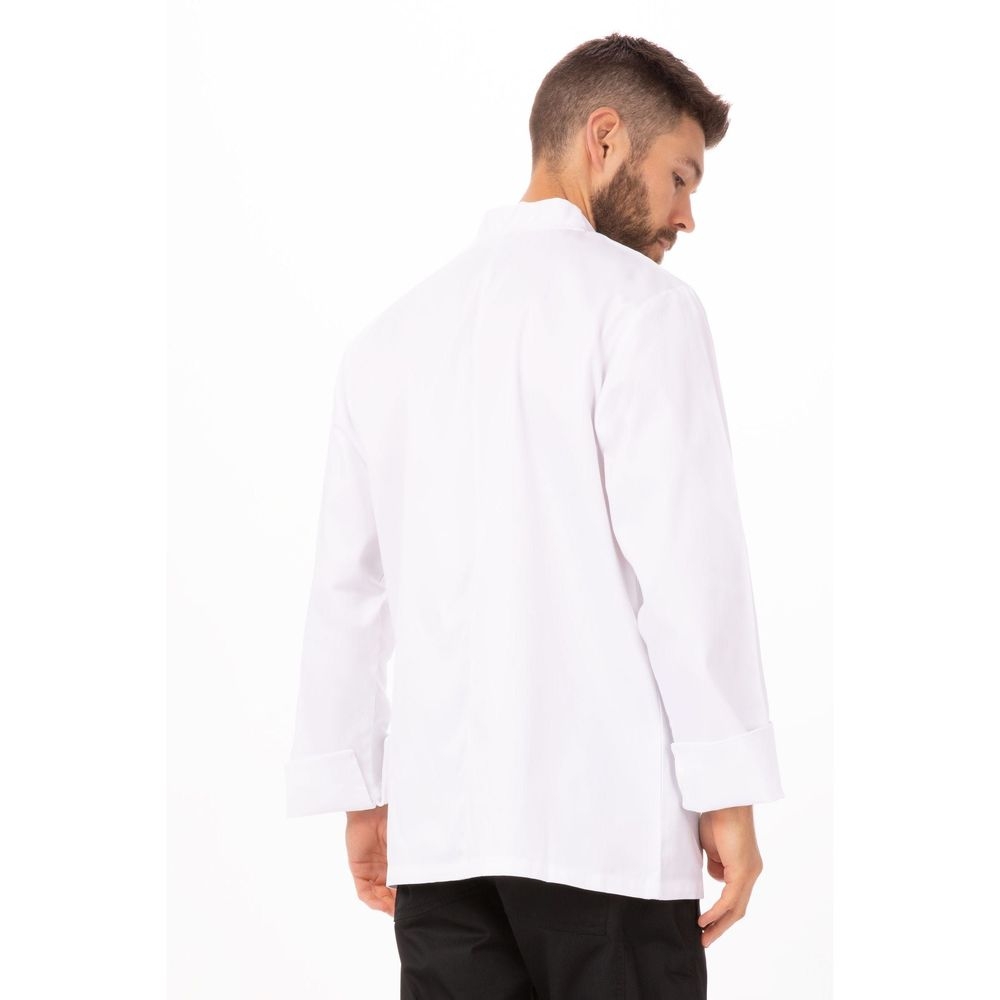 Chef Works White Extra Small Classic Fit Le Mans Chef Coat