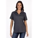 Chef Works Iron Gray 3XL Formal Fit Collared Polo Shirt for Women