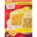 Duncan Hines Signature Lemon Supreme Moist Cake Mix, 15.25 Ounce -- 12 per case.