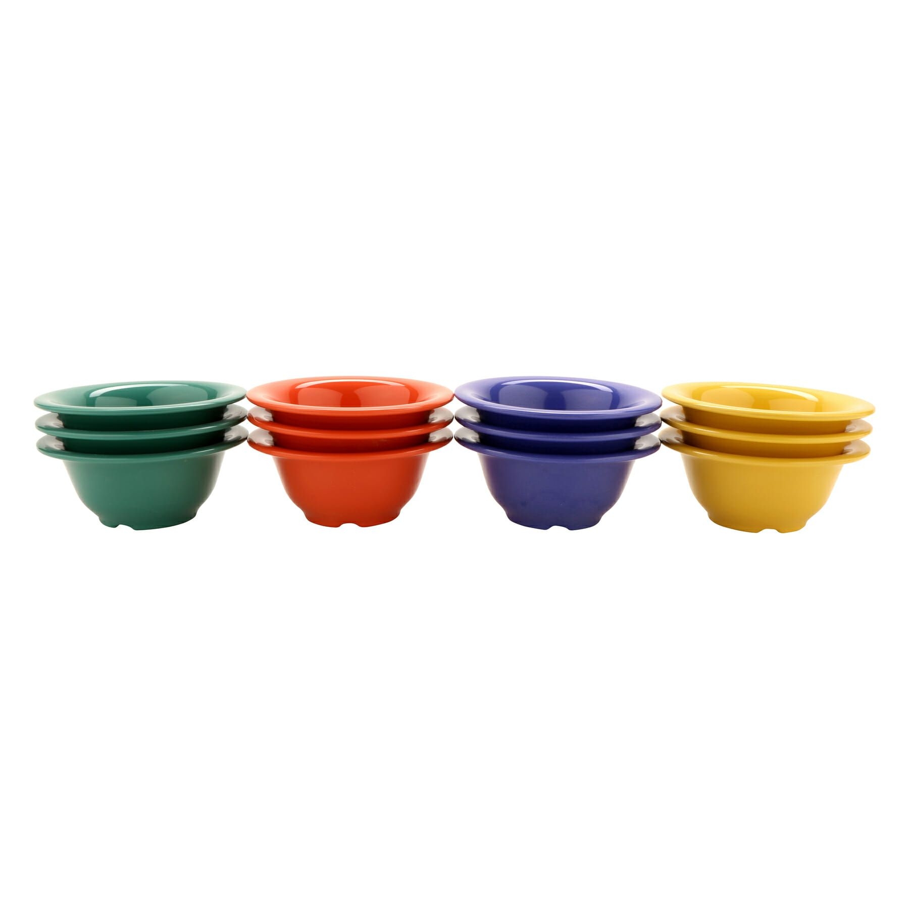 Mix GET Enterprises inc Diamond Mardi Gras Melamine Bowl, 5.5 inch -- 48 per case.