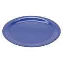 Peacock Blue GET Enterprises inc Diamond Mardi Gras Melamine Round Narrow Rim Plate, 9 inch -- 24 per case.