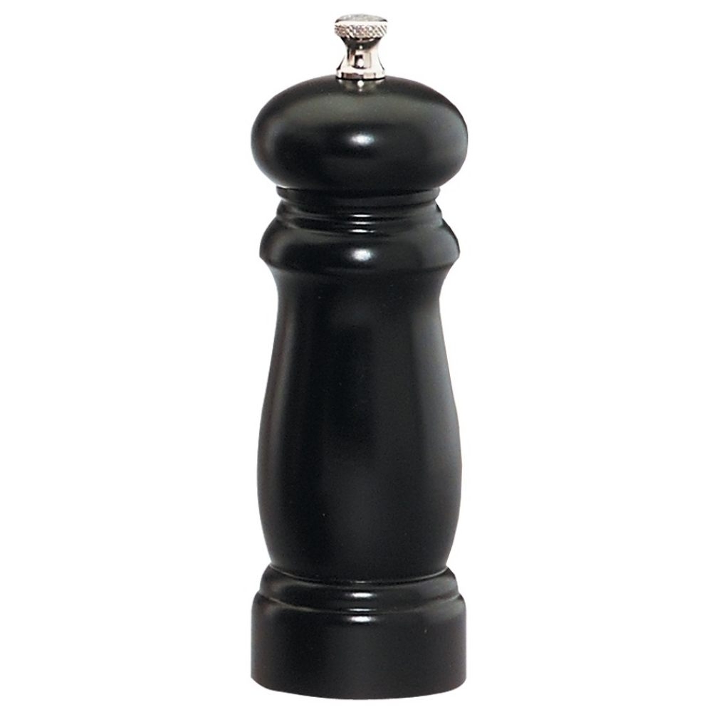 Chef Specialties Salem Ebony Finish Pepper Mill, 6 Inch