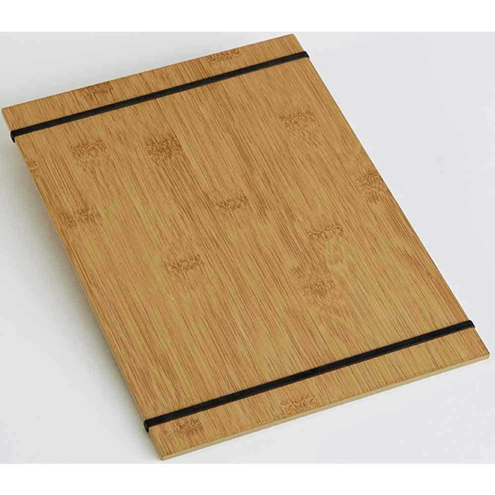 American Metalcraft Bamboo Wood Rubberband Board Menu Holder, 12 1/2 inch Height -- 24 per case.