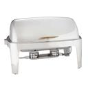 American Metalcraft Adagio Gold Handle Rectangular Chafer.