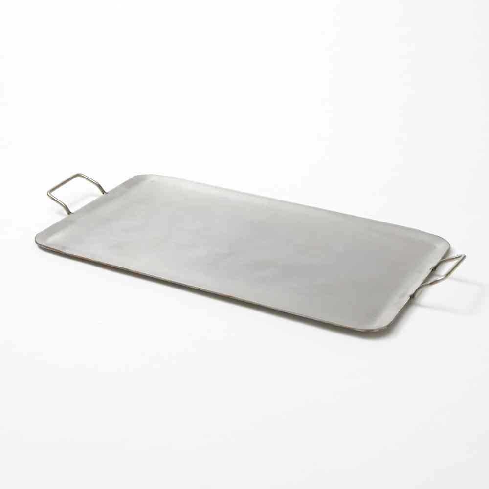 American Metalcraft Stainless Steel Rectangular Griddle, 26 1/2 x 15 inch.