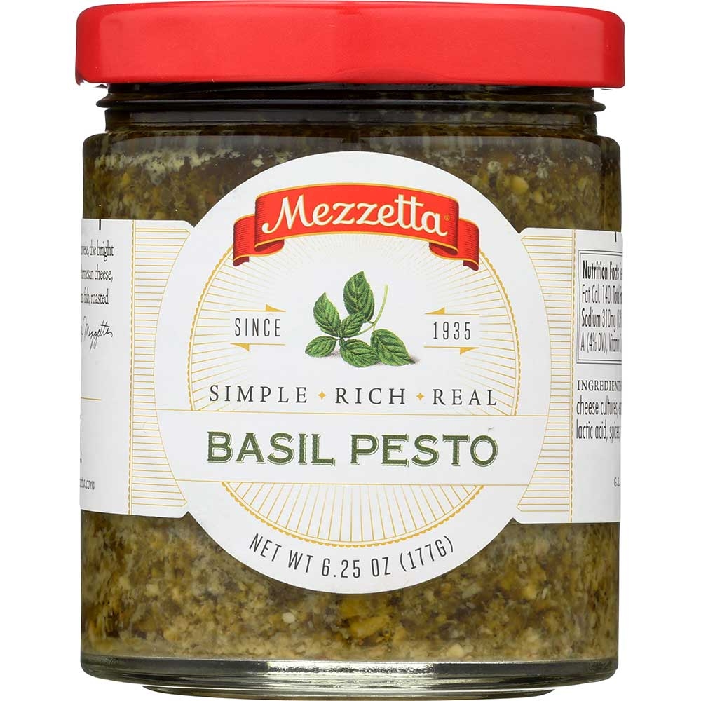 Mezzetta Italian Homemade Style Basil Pesto Sauce, 6.25 Ounce -- 6 per case.