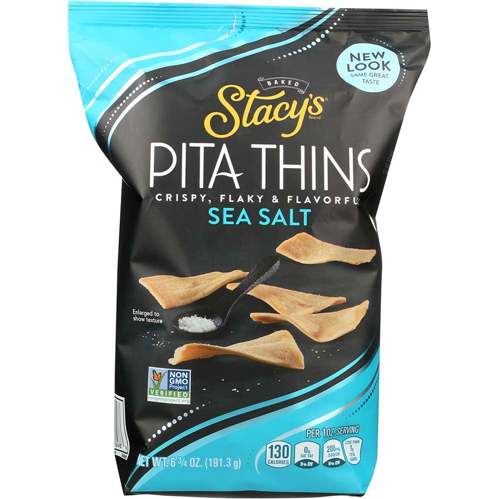 Stacys Snacks Simply Naked Pita Crisps, 6.75 Ounce -- 8 per case.