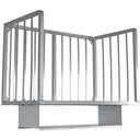 John Boos Wall Mount Aluminum Meat Boat Rack, 60 x 20 inch.