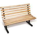 John Boos Maple Park Bench with Back, 60 inch.