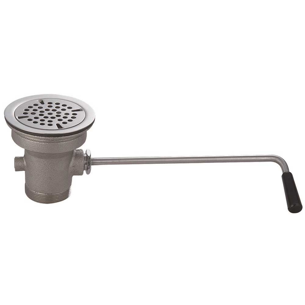 John Boos Twist Lever Waste Drain Only, 2 inch Outlet.