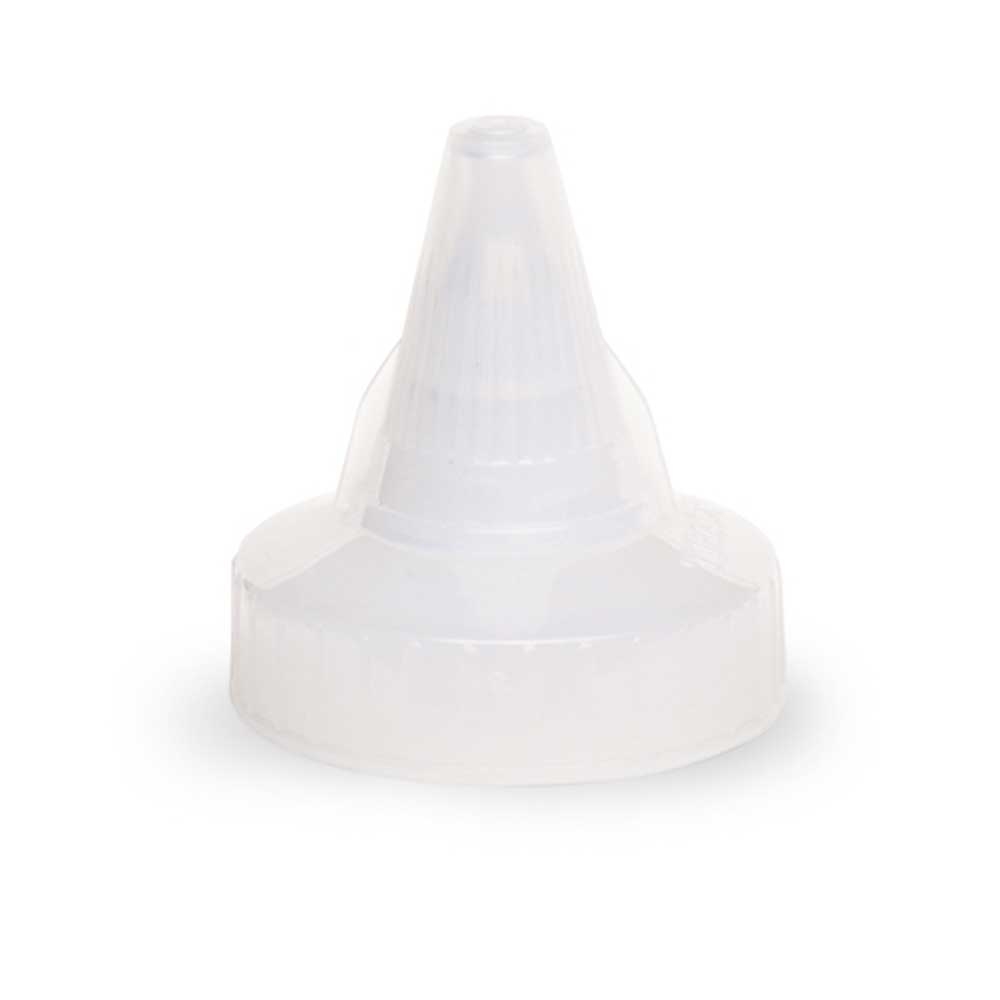 Traex Clear Replacement Cap For Squeeze Dispenser -- 12 Per Case