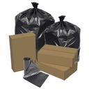 Pitt Plastics 33 Gallon Black Perforated Roll Can Liner, 0.9 Mil -- 200 per case.