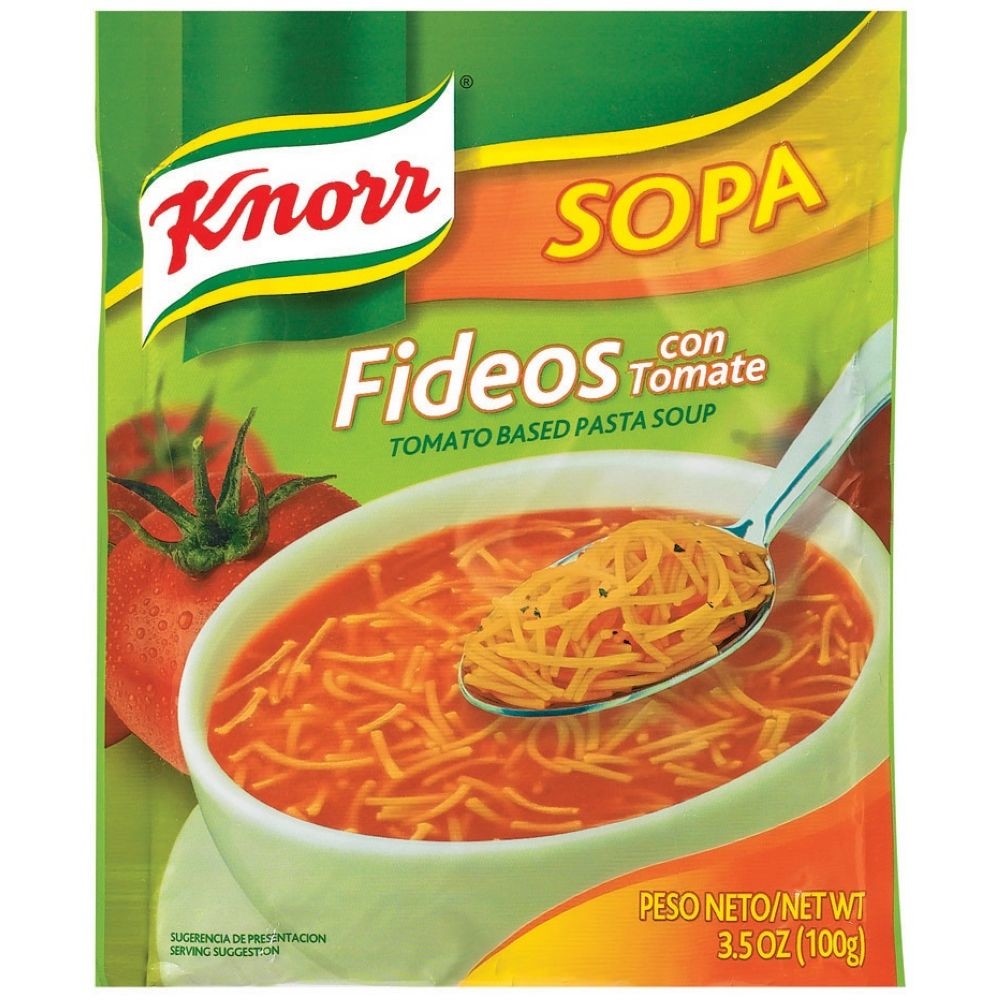 Knorr Tomato Based Noodles Pasta Soup, 3.5 Ounce -- 12 per case.