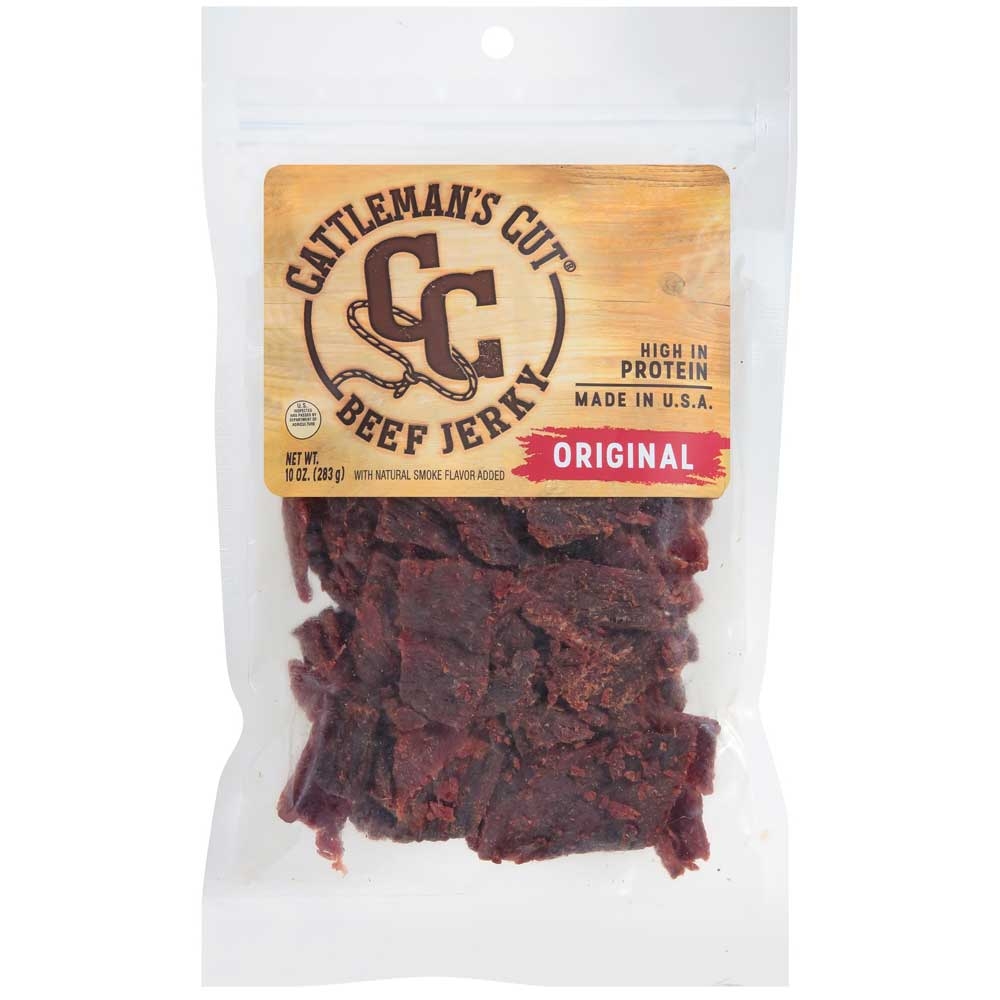 Cattleman's Cut Original Beef Jerky, 10 Ounce -- 10 per case