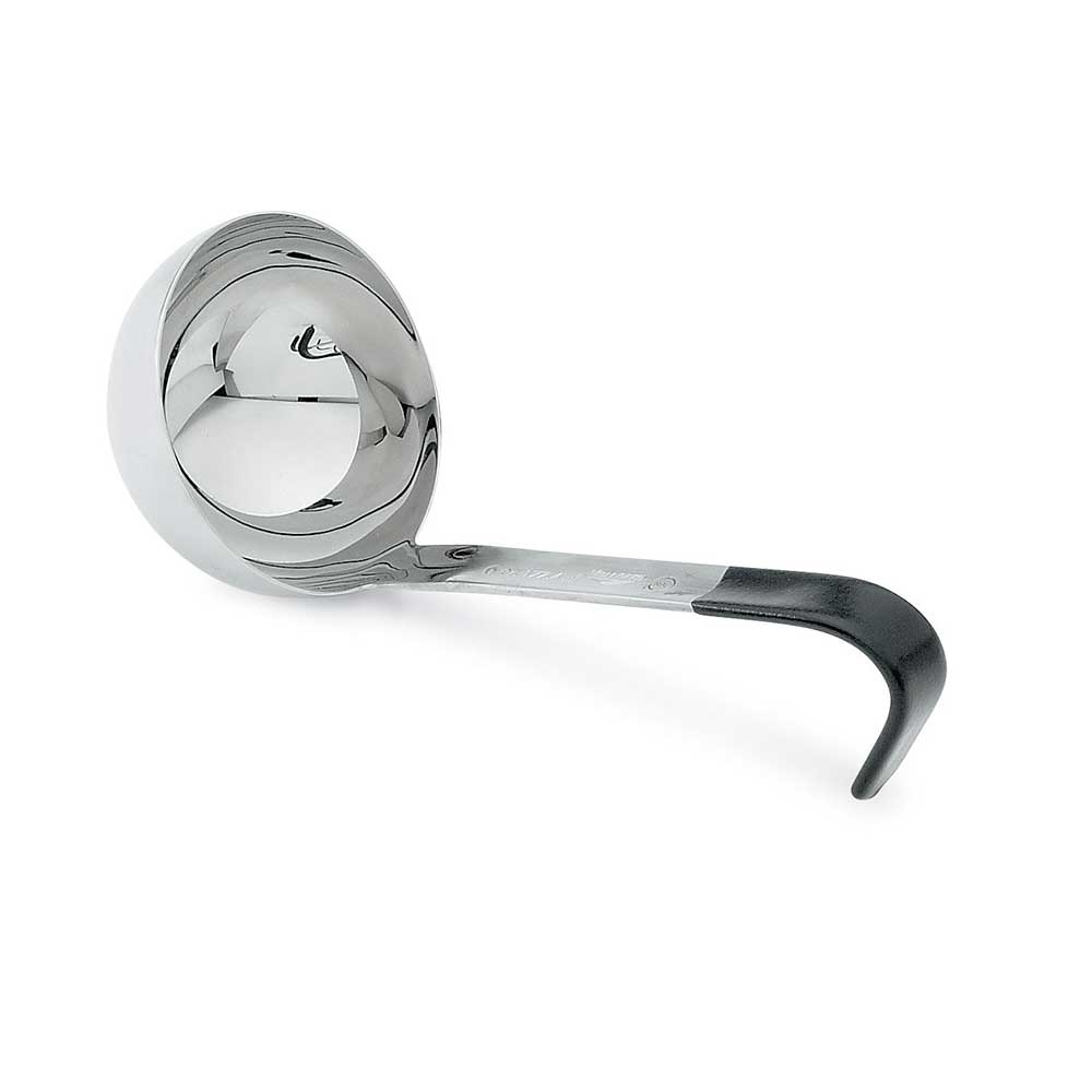 Vollrath Heavy Duty Ladle with 6 inch Black Short Handle, 4 Ounce -- 12 per case.