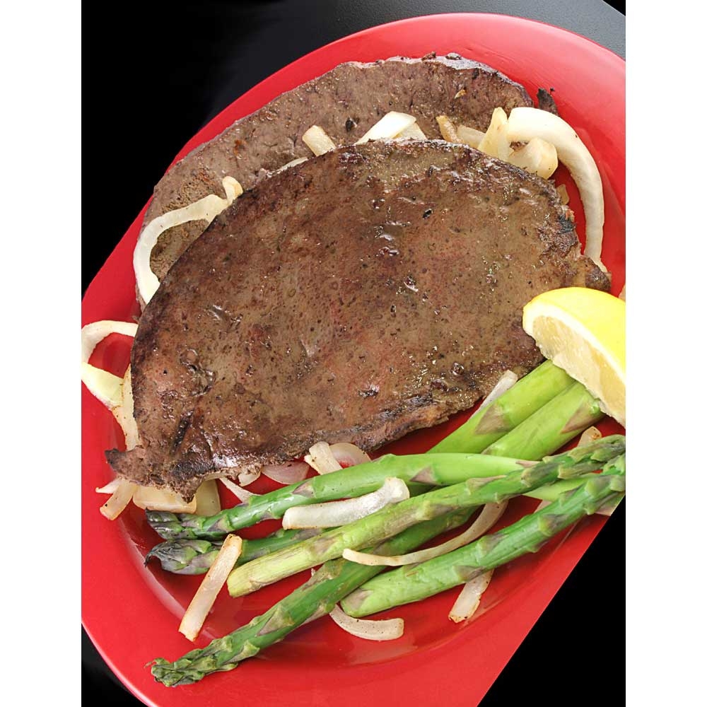 Double Red Provisions Sliced Beef Liver, 4 Ounce -- 40 Per Case