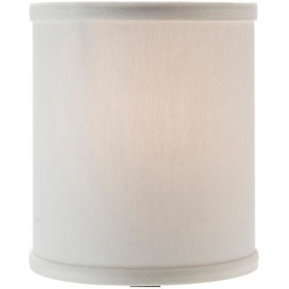 Hollowick Ivory Drum Fabric Candlestick Shade, 5 3/8 X 5 3/4 X 5 3/4 Inch