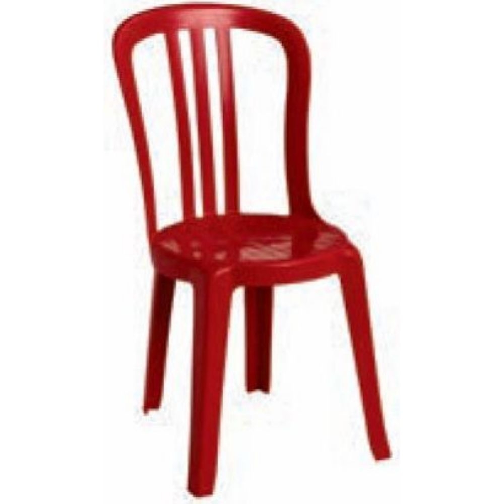 Grosfillex Miami Bistro Red Side Chair -- 4 per case.