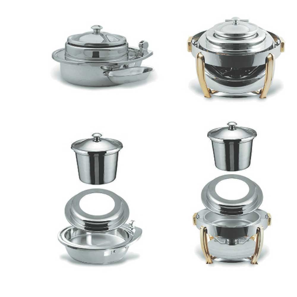 Smart Medium Round Stainless Steel Soup Station Kit, 13 x 13 x 10 inch.