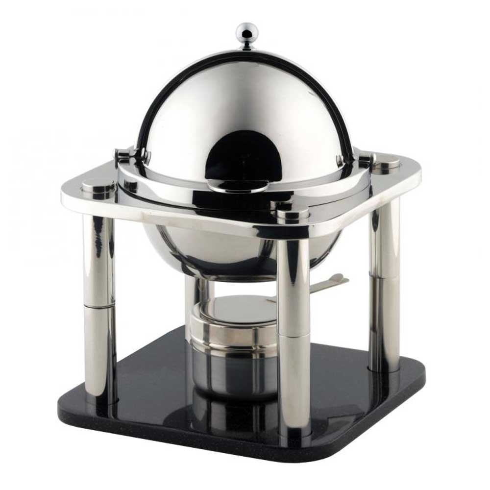 Smart Domino Stainless Steel Sauce Chafer, 10 x 10 x 12.5 inch.